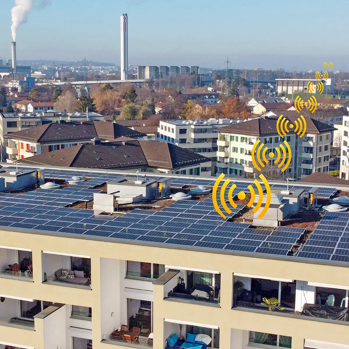 Mit einer intelligenten Überwachung Ihres Dachs können Leckagen schnell erkannt werden